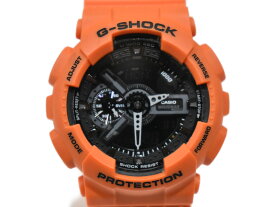 CASIOG-SHOCK　BIG CASE GA-110MR-4AJF 樹脂 クオーツ 腕時計　生産終了モデル　シンプル　カジュアル　オレンジ　メンズ　ユニセックス【中古】