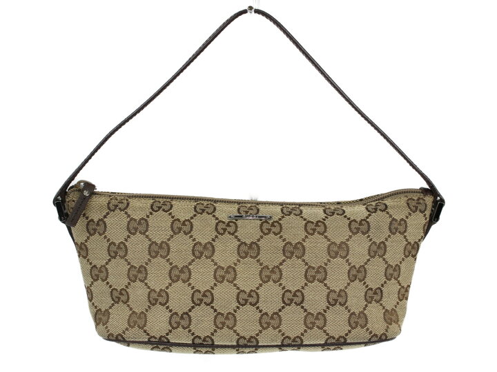 楽天市場】GUCCI グッチ ポーチ 07198 ハンドバッグ ベージュ ダーク 
