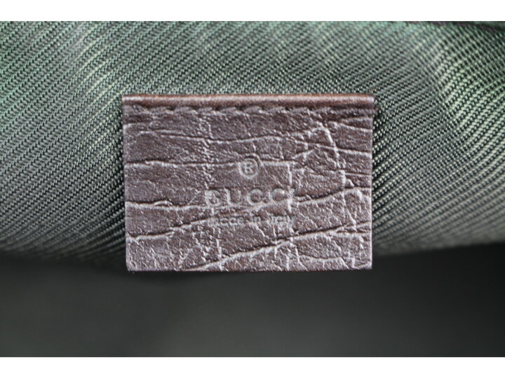 楽天市場】GUCCI グッチ ポーチ 07198 ハンドバッグ ベージュ ダーク  