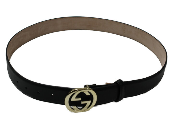 楽天市場】GUCCI グッチ インターロッキングGバックル レザー ベルト  