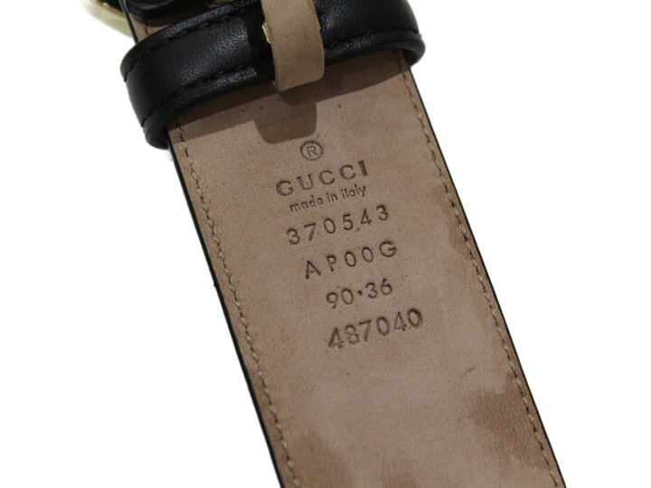 楽天市場】GUCCI グッチ インターロッキングGバックル レザー ベルト  