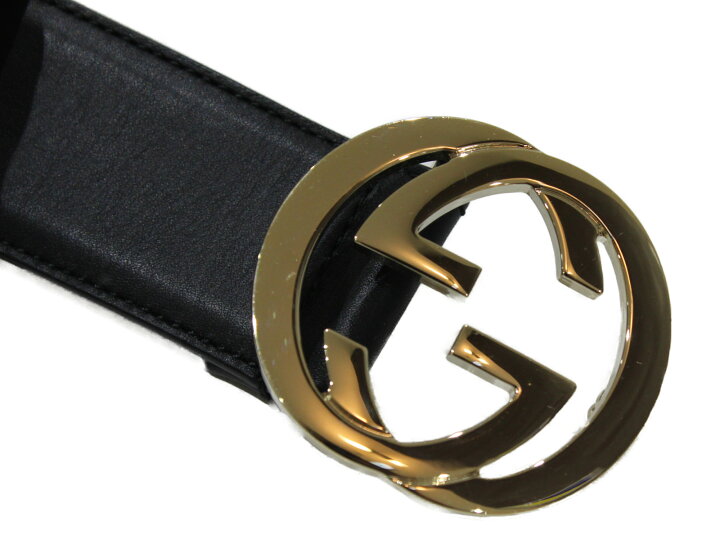 楽天市場】GUCCI グッチ インターロッキングGバックル レザー ベルト  