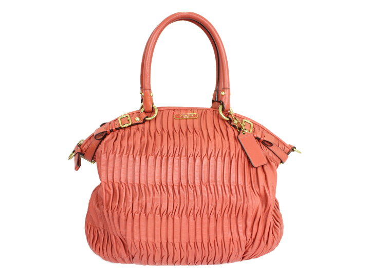楽天市場】COACH コーチ マディソンギャザー 2WAYバッグ F28542  