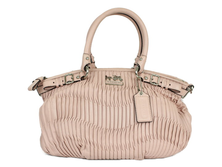 楽天市場】COACH コーチ マディソン ギャザー レザーバッグ 18620 