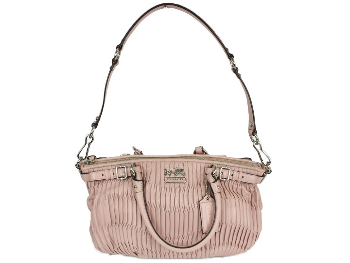 楽天市場】COACH コーチ マディソン ギャザー レザーバッグ 18620  