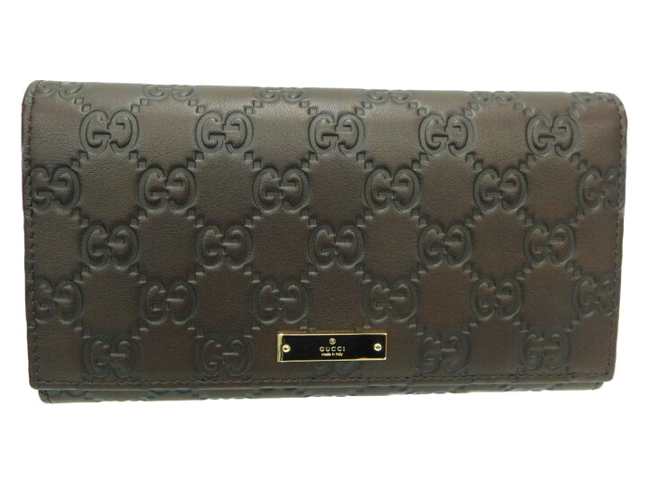 楽天市場】GUCCI グッチ グッチシマレザー長財布 244946 0416 二つ折り 