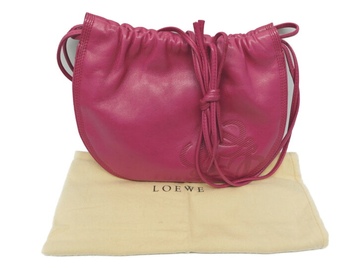 楽天市場】LOEWE（ロエベ） アナグラム ポシェットレザー ブランドロゴ 