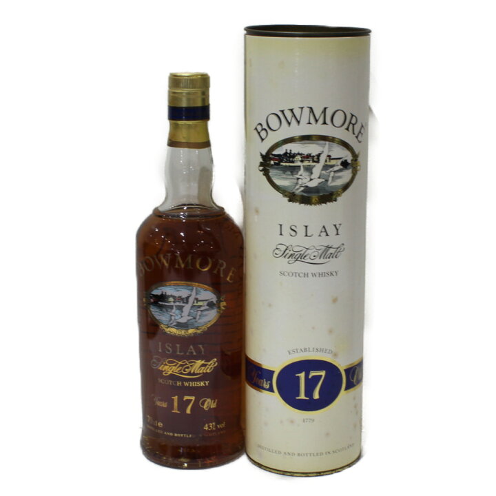楽天市場】【箱有】BOWMORE ボウモア 17年 シルクプリント カモメ  