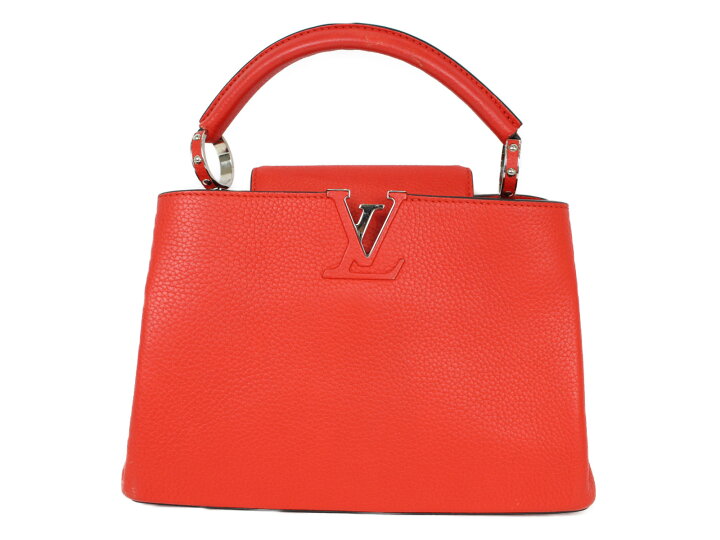 楽天市場】LOUIS VUITTON ルイ ヴィトン カプシーヌBB 2WAYバッグ 赤系  