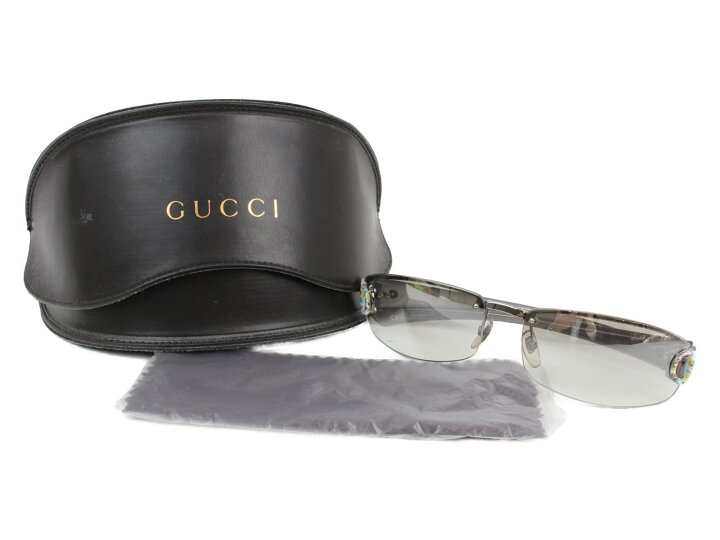 楽天市場】【ケース付き】 GUCCI グッチ ホースビット サングラス 