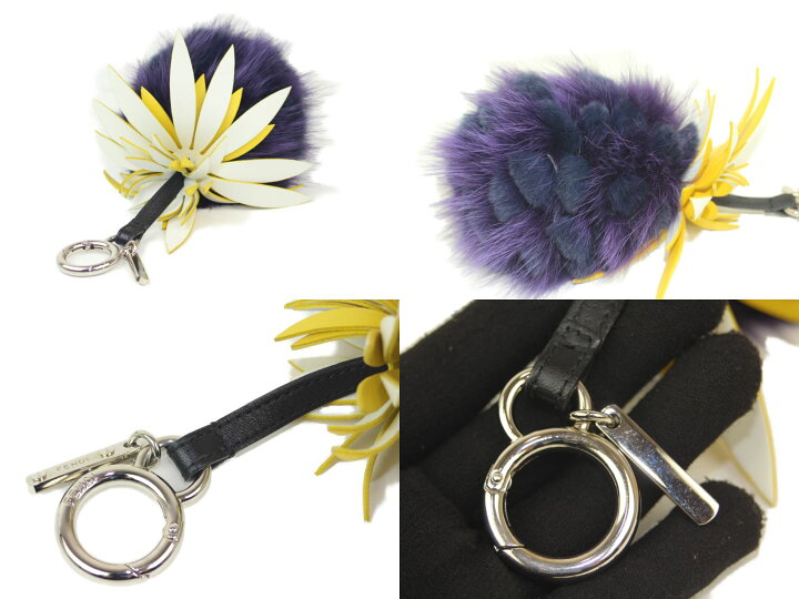 楽天市場】FENDI フェンディ パイナップル バッグチャーム 7AR45D 