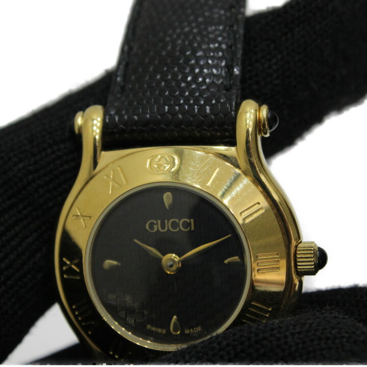 楽天市場】【電池交換済み】GUCCI グッチ 6500L クオーツ ゴールド  