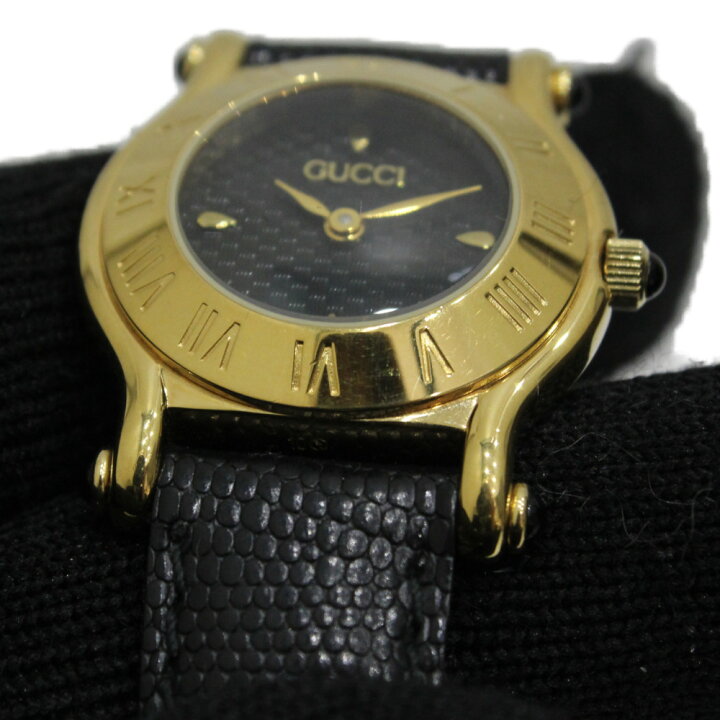楽天市場】【電池交換済み】GUCCI グッチ 6500L クオーツ ゴールド  