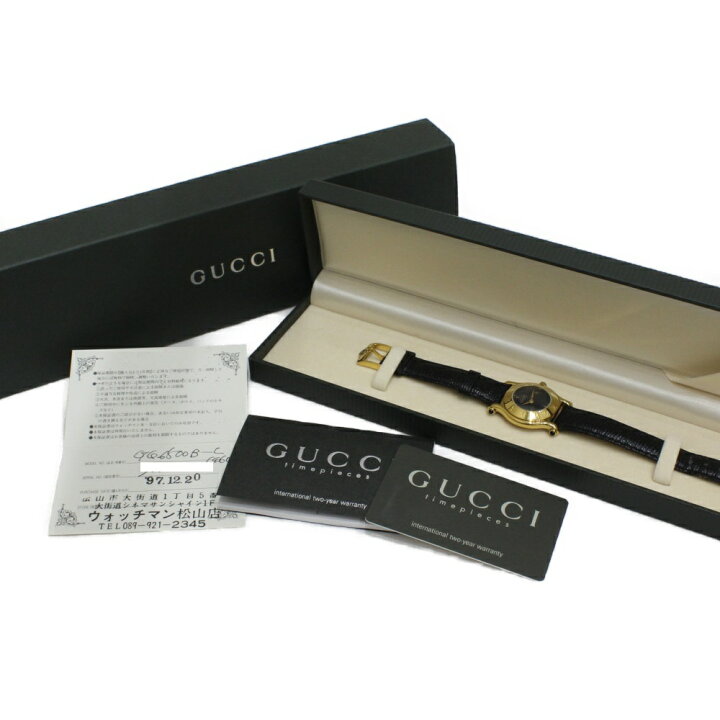 楽天市場】【電池交換済み】GUCCI グッチ 6500L クオーツ ゴールド 