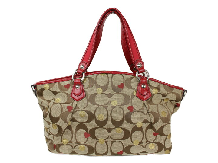 コーチ Poppy ショルダーバッグ 2way ハート ロゴ COACH】コーチ POPPY 