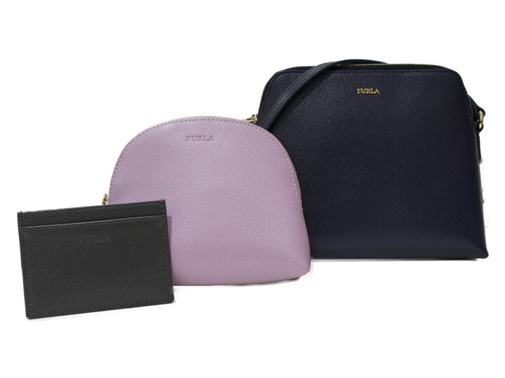 楽天市場】【布袋あり】FURLA フルラ ポーチ＆カードケース付き3点  