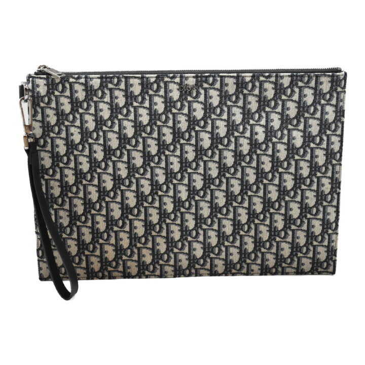 楽天市場】【おしゃれ☆中古品】Dior A4ポーチ 2ESCA339YSE ベージュ 