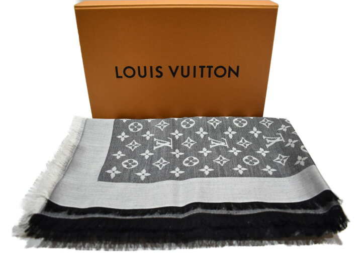 楽天市場】【箱あり☆】 LOUIS VUITTONショール・モノグラム デニム  
