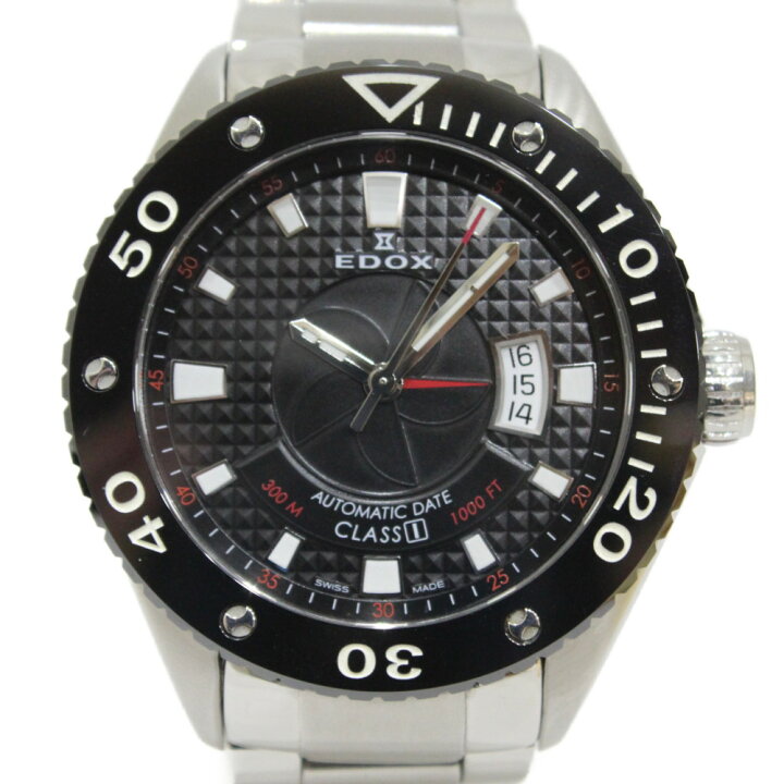 楽天市場】EDOX エドックス クラスワン 800793NIN 自動巻き デイト SS 