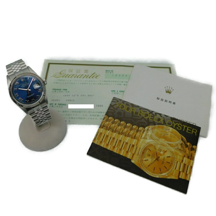 楽天市場】【ギャラ有】ROLEX ロレックス デイトジャスト 16234 自動 
