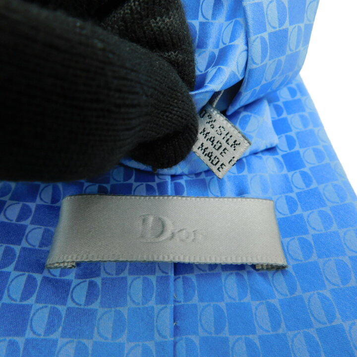 楽天市場】Christian Dior クリスチャンディオール ネクタイ ブルー 