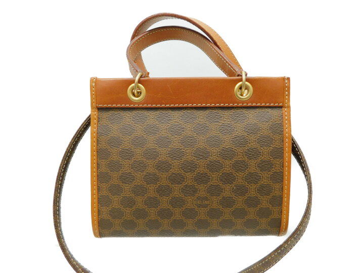 楽天市場】CELINE セリーヌ マカダム2WAYショルダーバッグ バッグ 