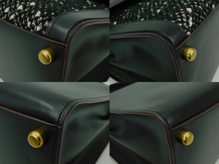 楽天市場】COACH コーチ 79352 ツイードTabbyトップハンドル バッグ 