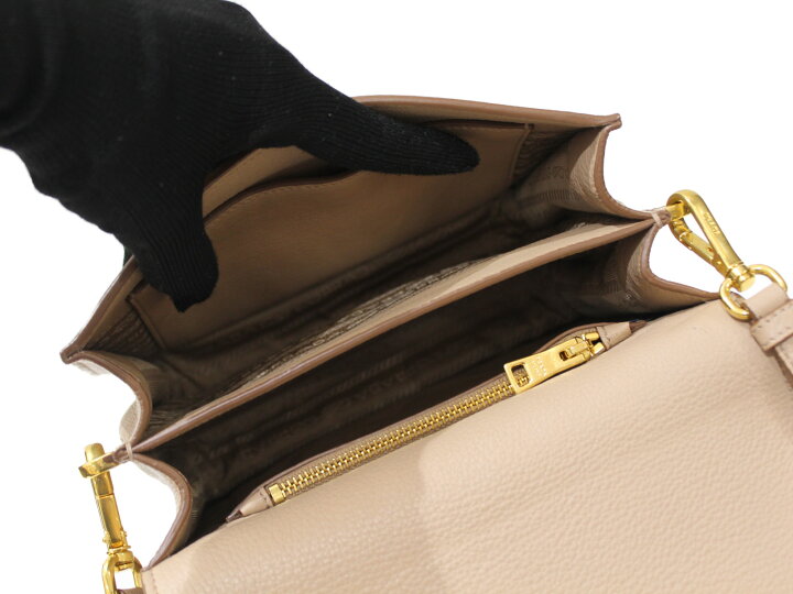 楽天市場】【布袋・ギャラあり】PRADA ヴィッテロダイノ 1BD102 レザー 