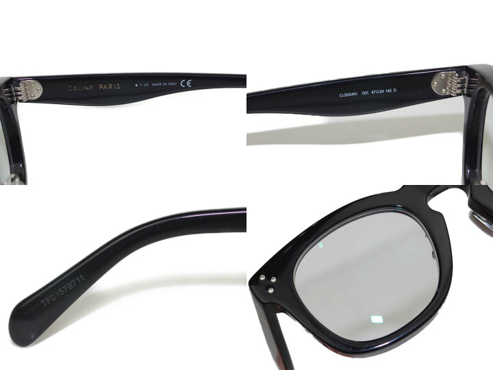 楽天市場】CELINE EYEWEAR サングラス CL50049J ブラック メンズ 