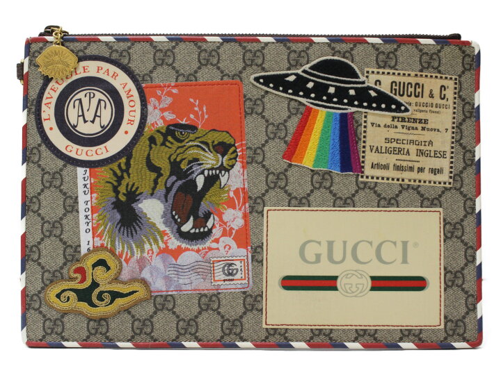 楽天市場】【布袋あり】GUCCI クーリエ クラッチバッグ 473915 GG  
