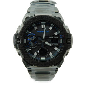 CASIO　カシオ　G-SHOCK　ジーショック　GST-B400XD-1A2JF　タフソーラー　アナログ　デジタル　ステンレススチール　SS　ブラック×ブルー　20気圧防水　メンズ　腕時計　【中古】