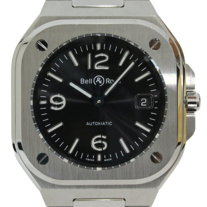 楽天市場】【ギャラ有】Bell＆Ross ベル＆ロス BR05 BLACK STEEL BR05 