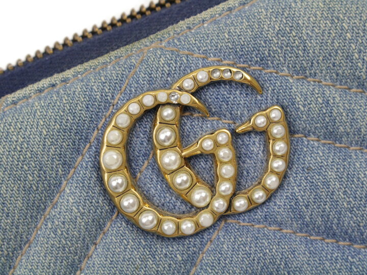 楽天市場】GUCCI グッチ ジップアラウンドウォレット 443123 デニム 
