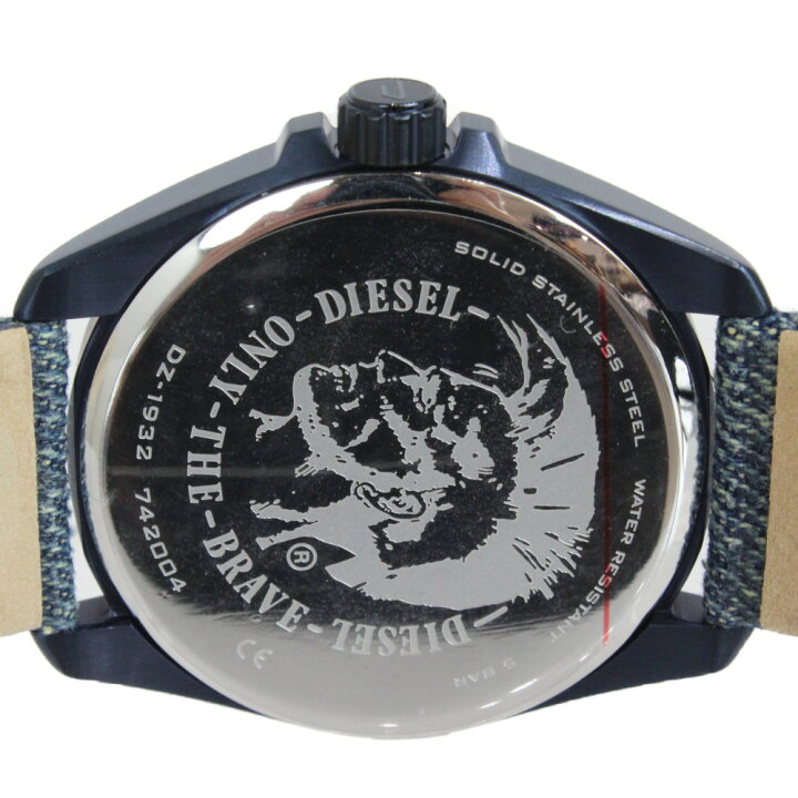楽天市場】DIESEL ディーゼル DZ1932 クオーツ デイト SS デニムブルー 
