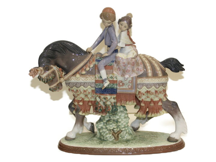 楽天市場】【希少】【絶版品】LLADRO リヤドロ フィギュリン 少年少女 
