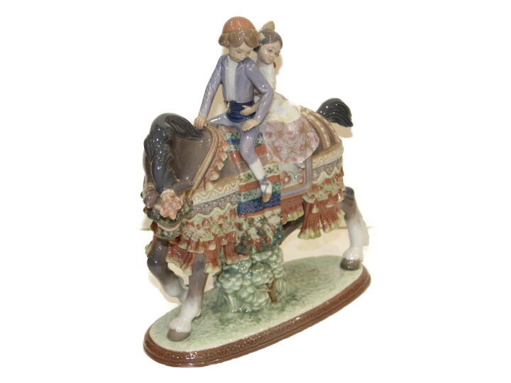 楽天市場】【希少】【絶版品】LLADRO リヤドロ フィギュリン 少年少女 