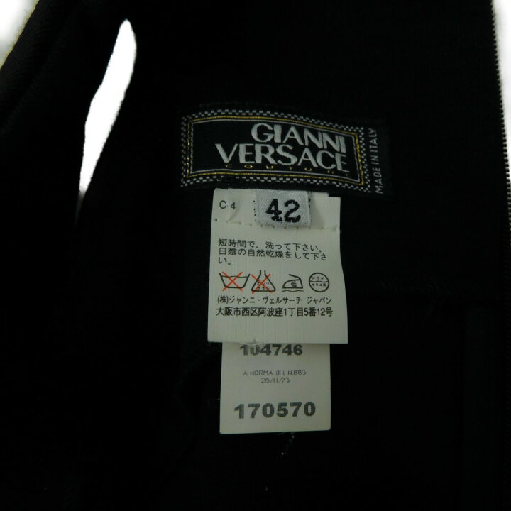 楽天市場】VERSACE ヴェルサーチ ワンピース サイズ42/M レディース  