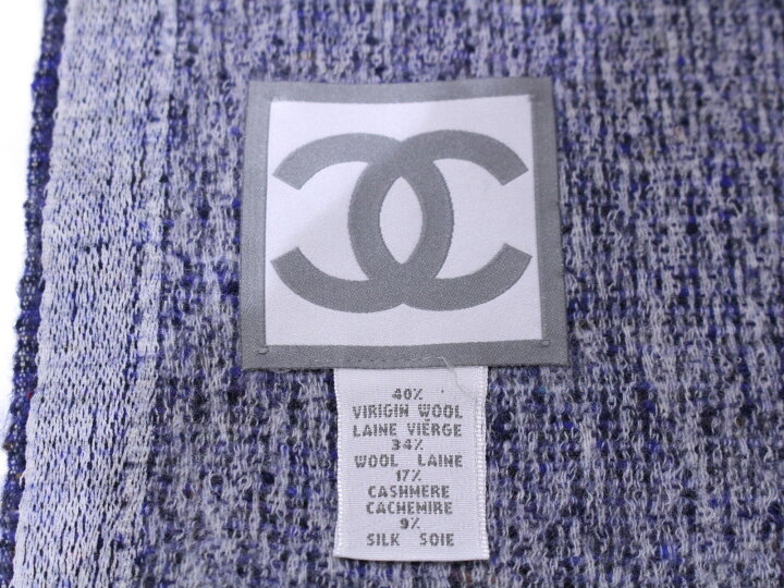 楽天市場】CHANEL シャネル スポーツラインストール 大判ストール 