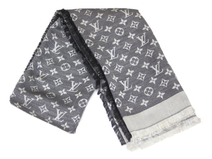 楽天市場】LOUIS VUITTON ショールモノグラム M71378 ダークグレー系  