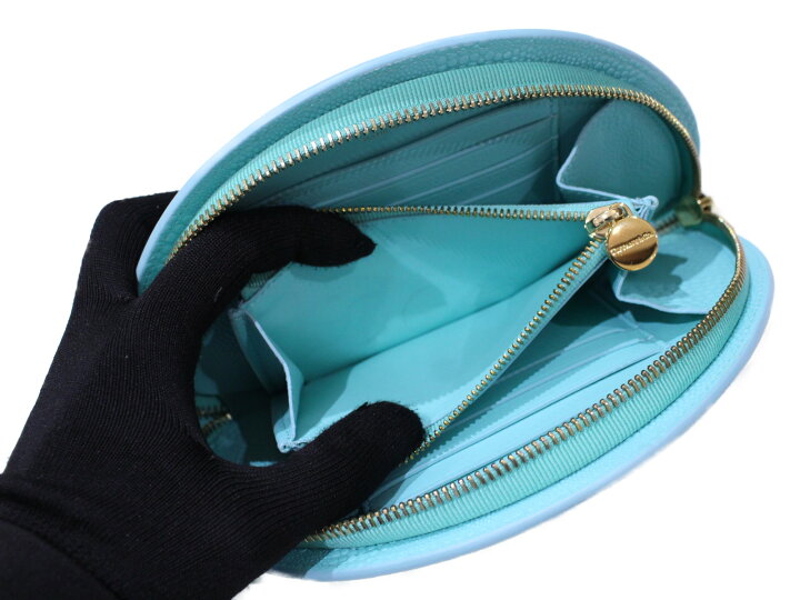 楽天市場】【布袋あり】TIFFANY＆Co. ハーフムーン クラッチウォレット 