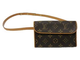 【布袋あり】LOUIS VUITTON　ルイヴィトン　ポシェット・フロランティーヌ　M51855　モノグラム　ウエストポーチ　レディース　シンプル　ギフト　プレゼント包装可　【中古】松前R56号店