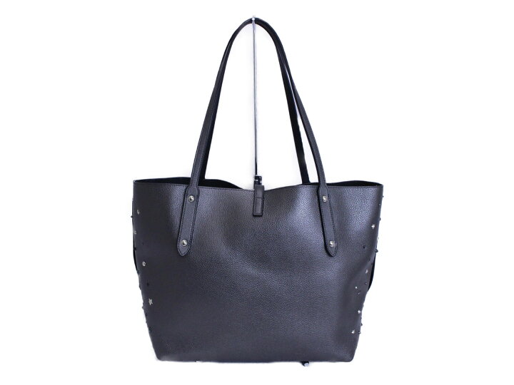 楽天市場】COACH コーチ トートバッグ 59504 メタリック レザー スター 