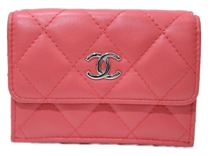 楽天市場】CHANEL シャネル AP0094 マトラッセ コンパクトウォレット 