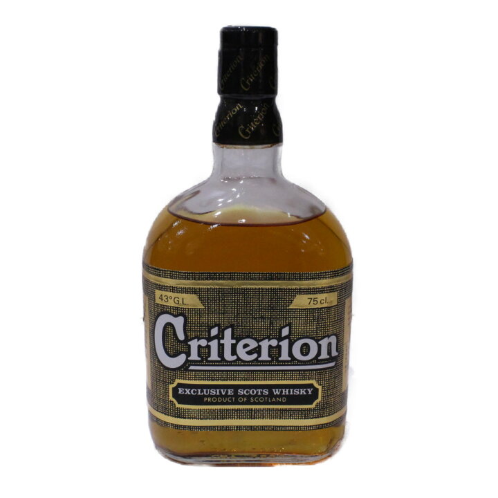 楽天市場】Criterion クリテリオン 750ml 43％ スコッチ 