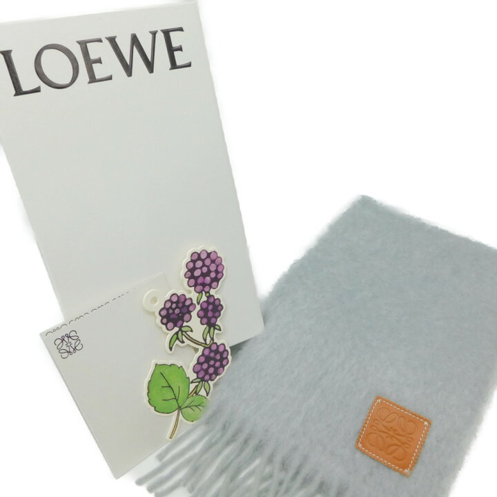 楽天市場】【箱アリ】LOEWE ロエベ マフラー F655254X01 グレー系 