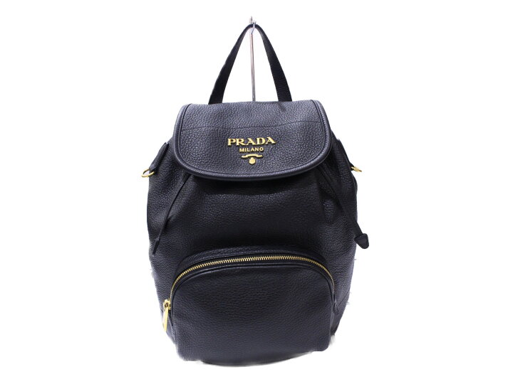 楽天市場】【布袋・ギャラあり】PRADA レザーバックパック 1BZ035 