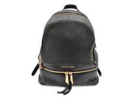 【中古品★】MICHAEL KORS バッグパック 30S5GEZB1L ブラック系 レザー バッグパック　リュック　レザー　使いやすい　人気　ユニセックス　ポケット多い 【中古】松山久万ノ台