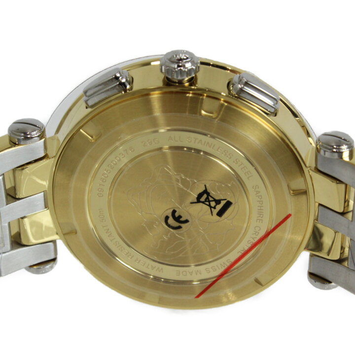 楽天市場】【未使用品】VERSACE ヴェルサーチ Vレース GMT アラーム 