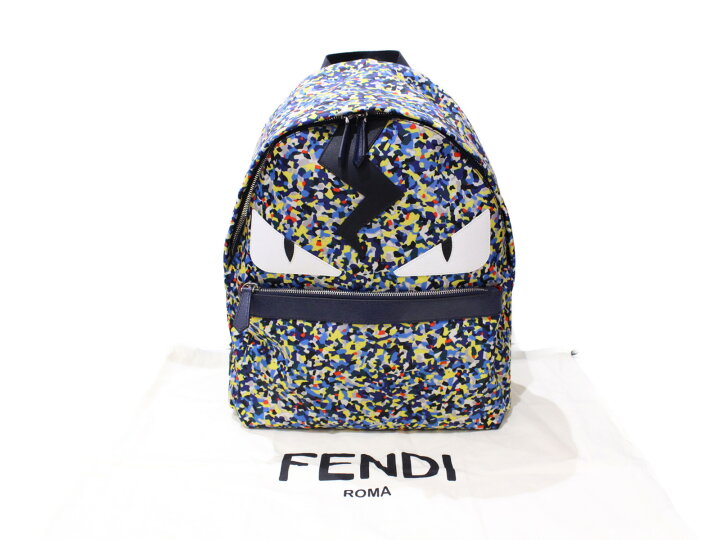 楽天市場】【布袋あり】FENDI フェンディ バックパック 7VZ0125WH  