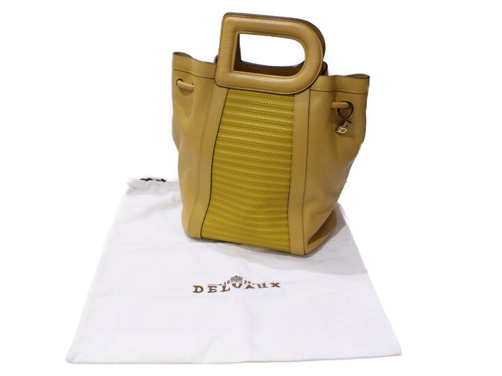 楽天市場】DELVAUX デルヴォー トートバッグ ハンドバッグ レザー 